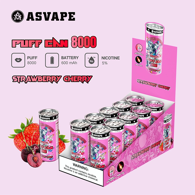 Hot Vapes Wholesale Original Asvape Disposable 8000puffs 600mAh Rechargeable