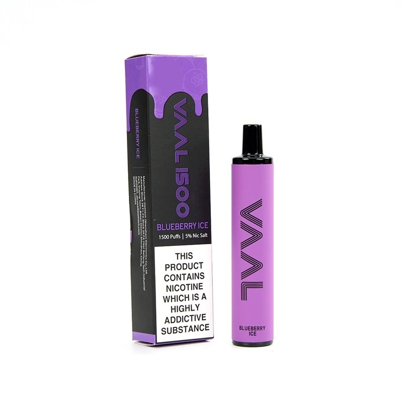 Crazy Selling Vaal Vape Vaal 1500 1500puffs 5ml Empty Disposable Vape Pen Wholesale E Cigarette Disposable Vape