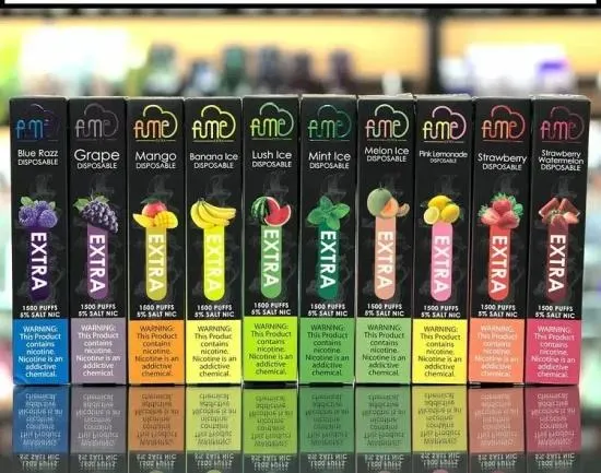 Fume Extra Ultra 1500/2500puffs Original Factory Electronic Cigarette Disposable Vape Stock Available