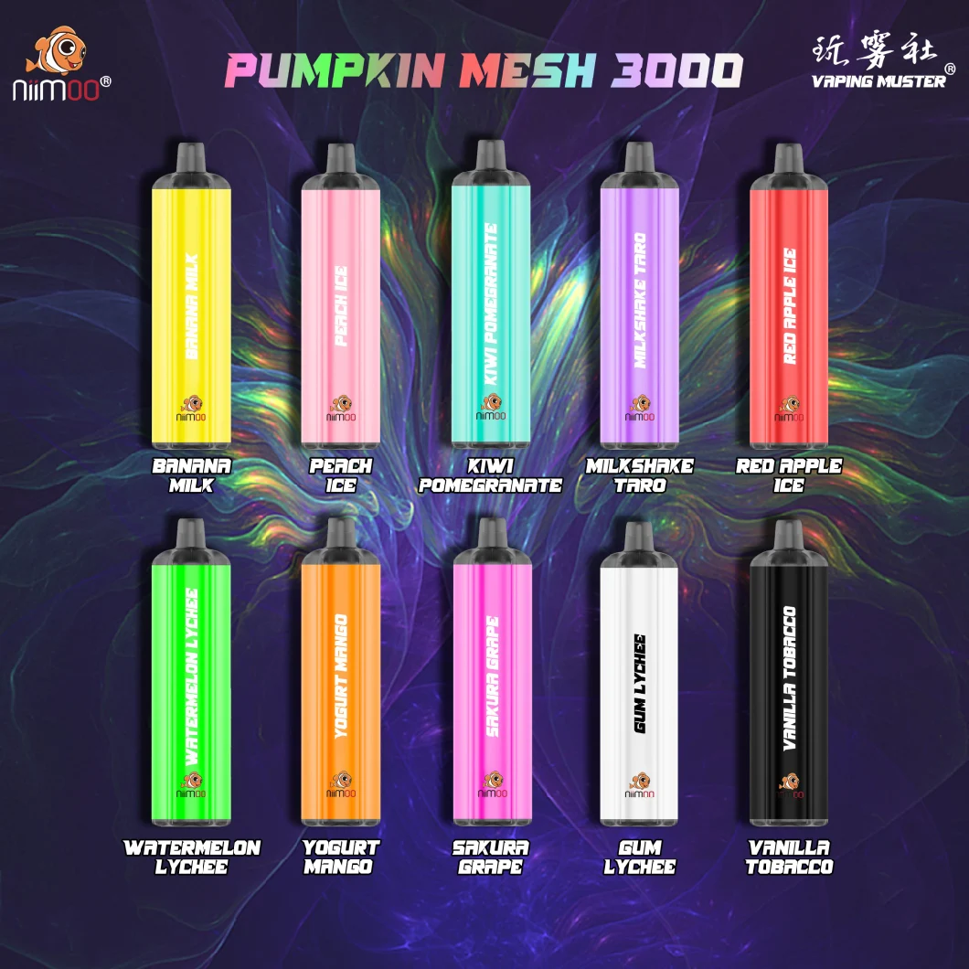 Niimoo Brand Mesh Electronic Cigarette 3000puffs Disposable Vapes Pen with Best Factory Price