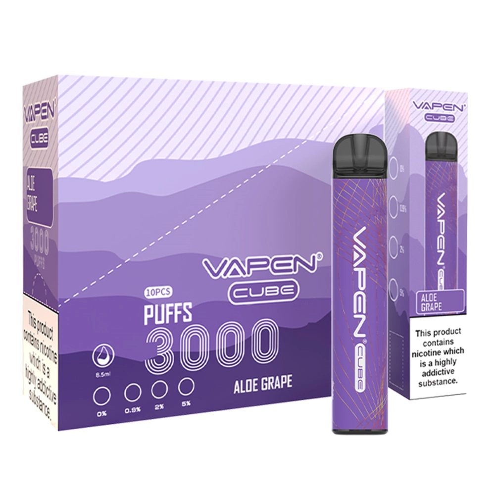 Fast Shipping Original Vapen Brand Cube Design 3000puffs Disposable Pod Pen Vape